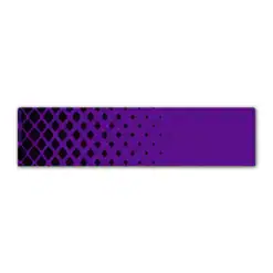 Regular - Halftone Black on Purple