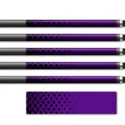 Alternative view of Regular - Halftone Black on Purple