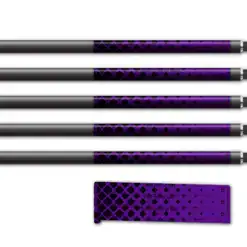 Alternative view of Spin Elite - Halftone Black on Purple