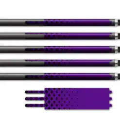 Alternative view of Ultralight - Halftone Black on Purple