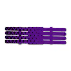 4 Fletch Vortex - Halftone Black on Purple