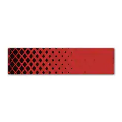 Regular - Halftone Black on Red