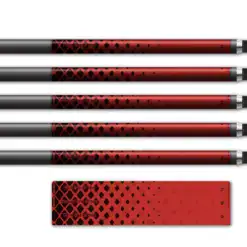 Alternative view of Regular - Halftone Black on Red