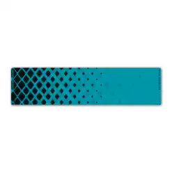 Regular - Halftone Black on Teal