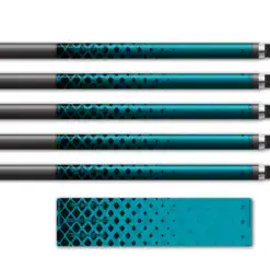Alternative view of Regular - Halftone Black on Teal