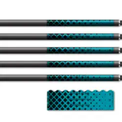 Alternative view of Shorty - Halftone Black on Teal