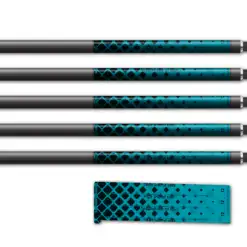 Alternative view of Spin Elite - Halftone Black on Teal