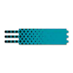 Ultralight - Halftone Black on Teal