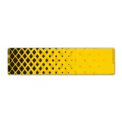 Regular - Halftone Black on Yellow