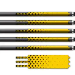 Alternative view of Ultralight - Halftone Black on Yellow