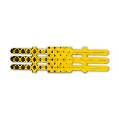 Vortex - Halftone Black on Yellow