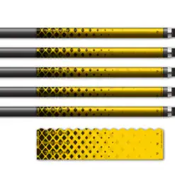 Alternative view of Wave Edge - Halftone Black on Yellow