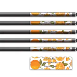 Orange Fruit Shorty Wrap
