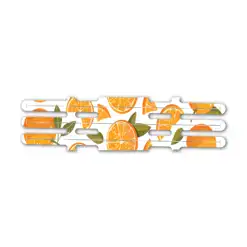 Orange Fruit Vortex 3f Wrap