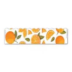 Orange Fruit Wave Edge Wrap