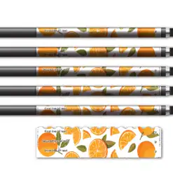 Orange Fruit Wave Edge Wrap