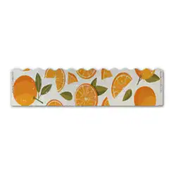 Orange Fruit Retro Reflective Wrap Wave Edge