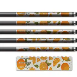 Orange Fruit Retro Reflective Wrap Wave Edge