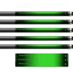 Alternative view of Regular - Gradient Black on Fluor Green