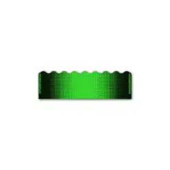Shorty - Gradient Black on Fluor Green