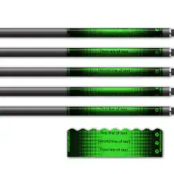 Alternative view of Shorty - Gradient Black on Fluor Green