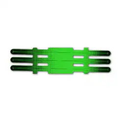 Vortex - Gradient Black on Fluor Green