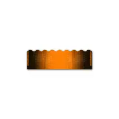 Shorty - Gradient Black on Fluor Orange