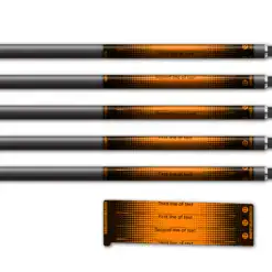 Alternative view of Spin Elite - Gradient Black on Fluor Orange