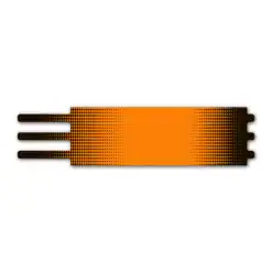 Ultralight - Gradient Black on Fluor Orange