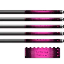 Alternative view of Shorty - Gradient Black on Fluor Pink