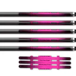 Alternative view of Vortex - Gradient Black on Fluor Pink