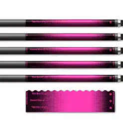 Alternative view of Wave Edge - Gradient Black on Fluor Pink