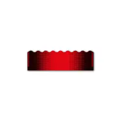 Shorty - Gradient Black on Fluor Red
