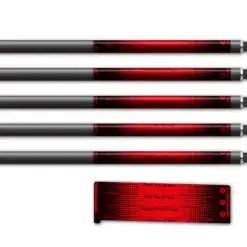 Alternative view of Spin Elite - Gradient Black on Fluor Red