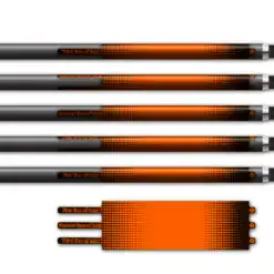 Alternative view of Ultralight - Gradient Black on Fluor redorange