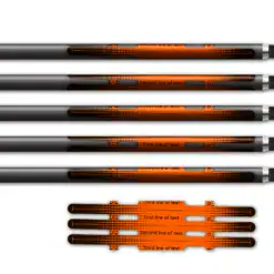 Alternative view of Vortex - Gradient Black on Fluor redorange