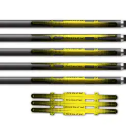 Alternative view of Vortex - Gradient Black on Fluor Yellow