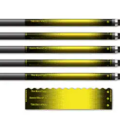 Alternative view of Wave Edge - Gradient Black on Fluor Yellow