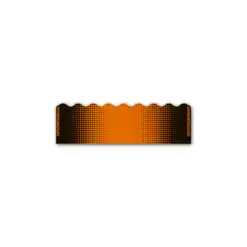 Shorty - Gradient Black on Retro-Reflective Orange