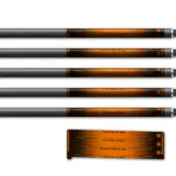 Alternative view of Spin Elite - Gradient Black on Retro-Reflective Orange