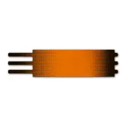 Ultralight - Gradient Black on Retro-Reflective Orange