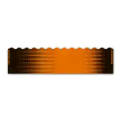 Wave Edge - Gradient Black on Retro-Reflective Orange
