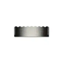 Shorty - Gradient Black on Retro-Reflective White