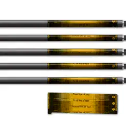 Alternative view of Spin Elite - Gradient Black on Retro-Reflective Yellow