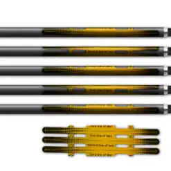 Alternative view of Vortex - Gradient Black on Retro-Reflective Yellow