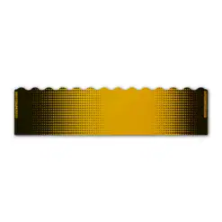 Wave Edge - Gradient Black on Retro-Reflective Yellow