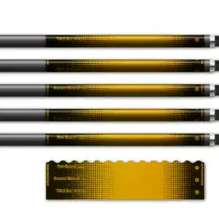 Alternative view of Wave Edge - Gradient Black on Retro-Reflective Yellow