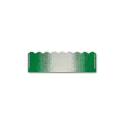 Shorty - Gradient Green on Retro-Reflective White