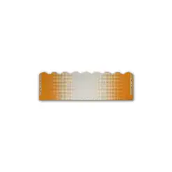 Shorty - Gradient Orange on Retro-Reflective White