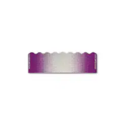 Shorty - Gradient Purple on Retro-Reflective White
